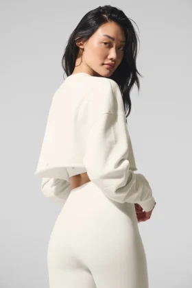 Pull ultra-court – Ivoire