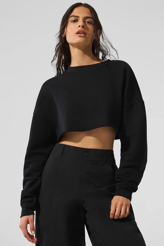 Pull ultra-court - Noir