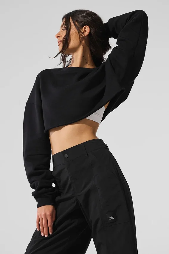 Pull ultra-court - Noir