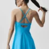 Robe Airbrush Splendor - Bleu azur