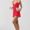 Robe Airbrush Splendor - Rouge vif