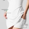 Robe ajustée Airbrush - Blanc/Blanc