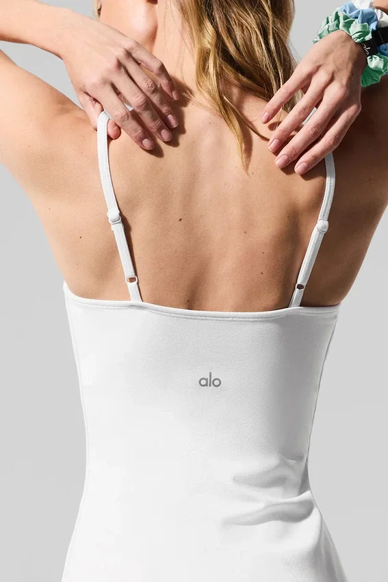 Robe ajustée Airbrush - Blanc/Blanc