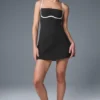 Robe ajustée Airbrush - Noir/Blanc