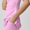 Robe ajustée Airbrush - Rose bonbon/Blanc