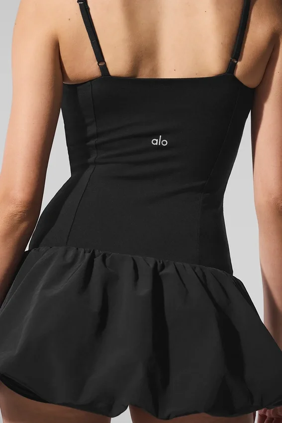 Robe de tennis Airbrush Love Match - Noir