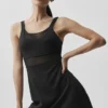 Robe de tennis Airlift Double Trouble - Noir