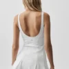 Robe de tennis Alo Softsculpt Topspin - Blanc