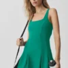 Robe de tennis Alo Softsculpt Topspin – Emerald Isle