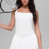 Robe de tennis Alosoft Break Point - Blanc