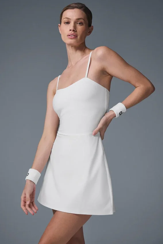 Robe de tennis Alosoft Courtside - Blanche