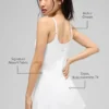 Robe de tennis Alosoft Encore - Blanc