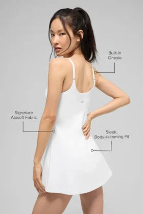 Robe de tennis Alosoft Encore – Blanc