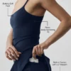 Robe de tennis Alosoft Encore - Bleu marine