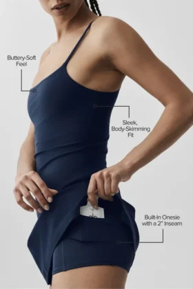 Robe de tennis Alosoft Encore – Bleu marine