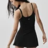 Robe de tennis Alosoft Encore - Noir
