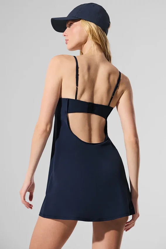 Robe de tennis Breezy - Bleu marine