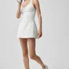 Robe de tennis corset Airbrush Sparks Fly – Blanche
