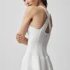Robe de tennis corset Airbrush Sparks Fly – Blanche