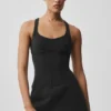 Robe de tennis corset Airbrush Sparks Fly - Noir