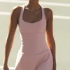 Robe de tennis corset Airbrush Sparks Fly – Rose vintage