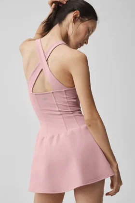 Robe de tennis corset Airbrush Sparks Fly – Rose vintage