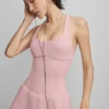 Robe de tennis corset Airbrush Sparks Fly – Rose vintage