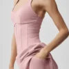 Robe de tennis corset Airbrush Sparks Fly – Rose vintage