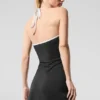 Robe de tennis à dos nu Alo Softsculpt – Noir/Blanc