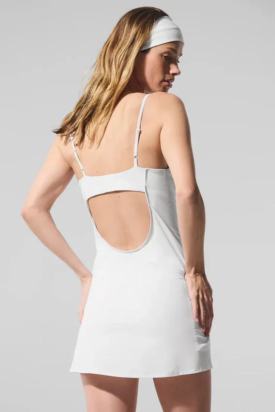 Robe de tennis légère - Blanche
