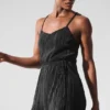 Robe de tennis « Micro Plissé » - Noir