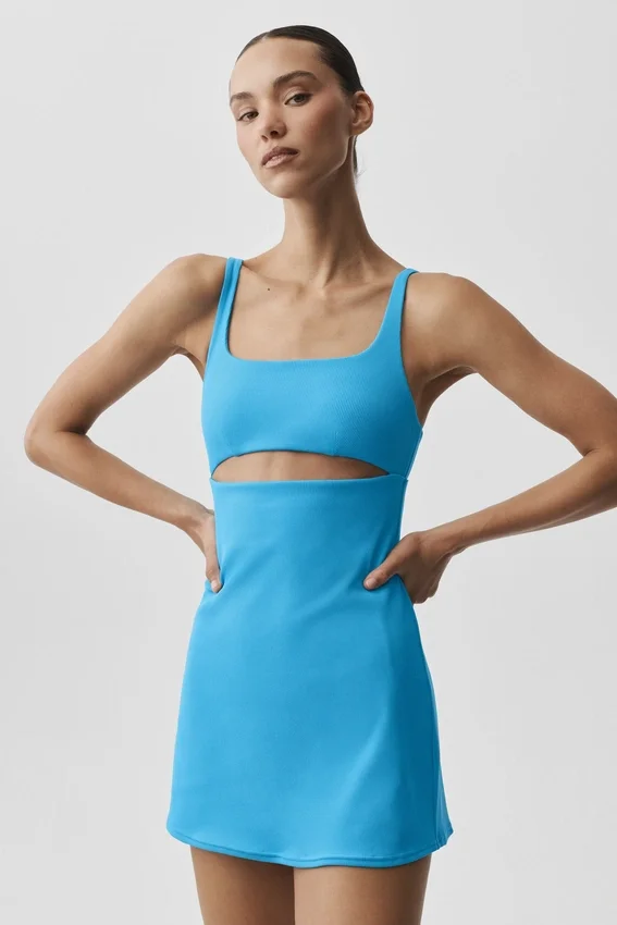 Robe de tennis Slice - Bleu azur