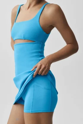 Robe de tennis Slice – Bleu azur