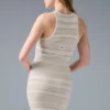 Robe en maille Sport Play – Ivoire/Alabâtre