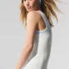 Robe en maille « Tennis Club » - Blanc/Bleu coquillage
