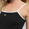 Robe Highline en maille côtelée - Noir/Blanc