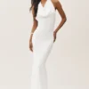 Robe longue dos nu « Summer Soiree » - Blanc