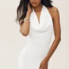 Robe longue dos nu « Summer Soiree » - Blanc