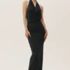 Robe longue dos nu « Summer Soiree » – Noir