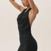 Robe longue dos nu « Summer Soiree » – Noir