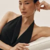 Robe longue dos nu « Summer Soiree » – Noir