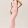 Robe longue dos nu « Summer Soiree » - Rose ensoleillé