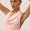 Robe longue dos nu « Summer Soiree » - Rose ensoleillé