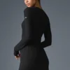 Robe à manches longues côtelée Sea Coast – Noir