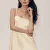 Robe Radiance en mélange de soie - Beige sable