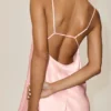 Robe Radiance en mélange de soie - Rose ensoleillé