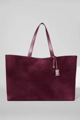 Sac cabas Alo Tranquility – daim bordeaux