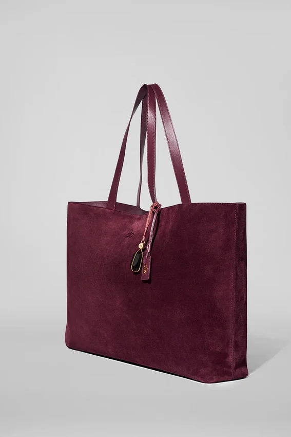Sac cabas Alo Tranquility - daim bordeaux