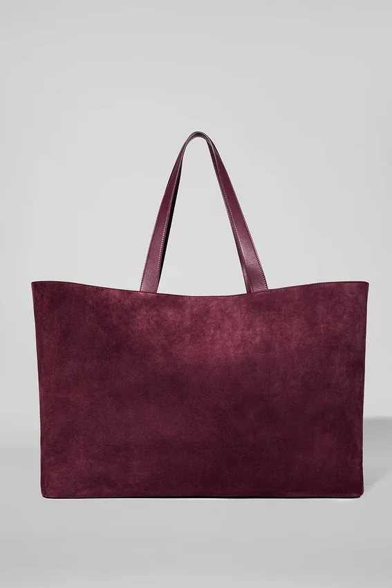 Sac cabas Alo Tranquility - daim bordeaux
