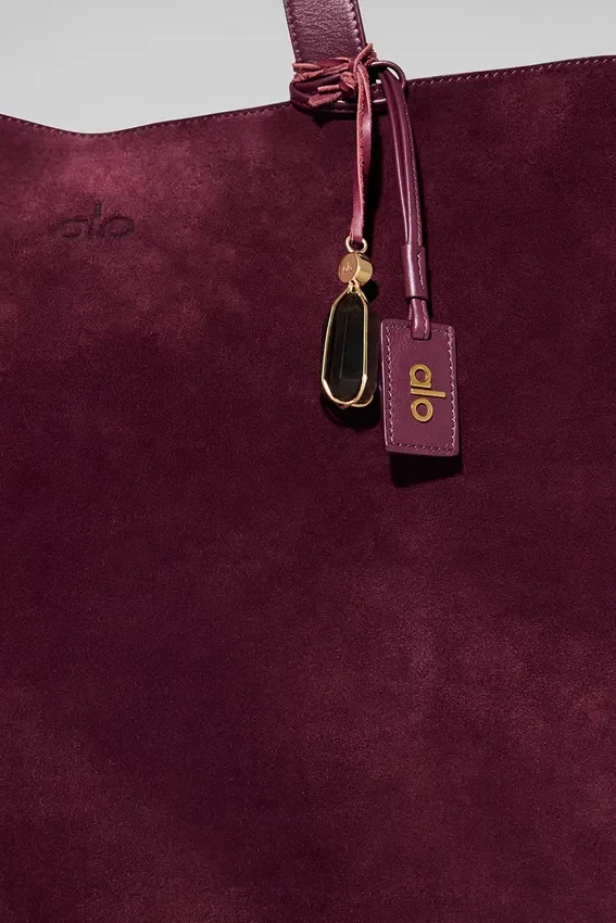 Sac cabas Alo Tranquility - daim bordeaux